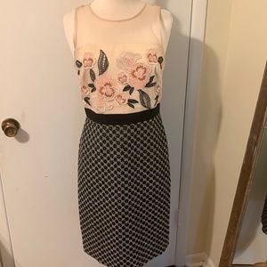 Stunning dress with embroidery from Anthropologie